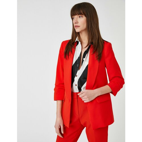 пиджак bianca размер 40 красный Пиджак KOTON, размер 40, красный