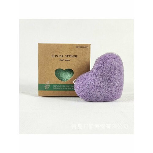 Спонж для умывания конжаковый спонж для лица vvbetter konjac sponge конжаковый