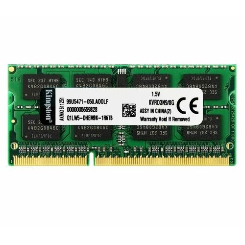 Оперативная память Kingston KVR1333D3S94G DDR3L 4 ГБ 1333 МГц 649₽