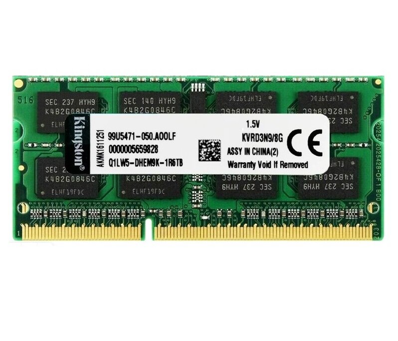 Оперативная память Kingston KVR1333D3S9/8G DDR3 8 ГБ 1333 МГц