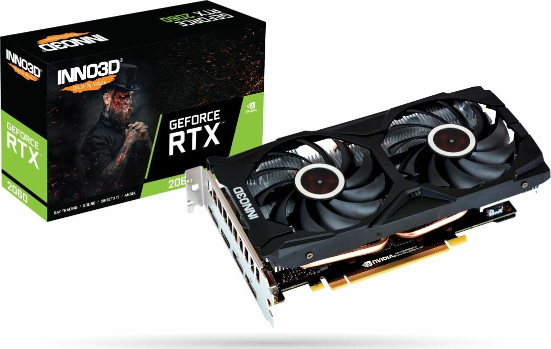 Видеокарта Nvidia GeForce RTX2060 Inno3D Twin X2 PCI-E 6144Mb (N20602-06D6-1710VA15L) - фото №13