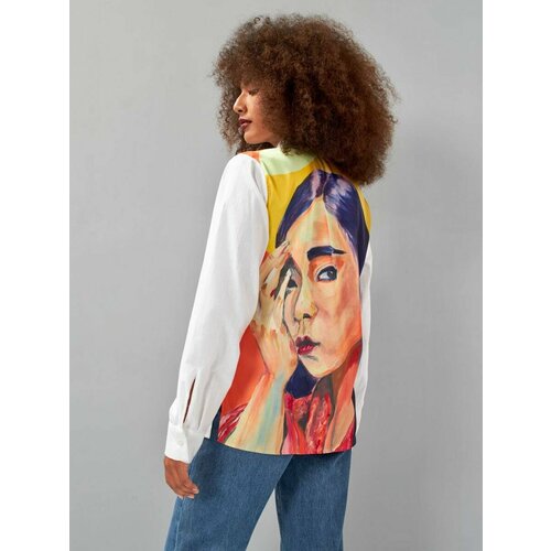 фото Рубашка , размер s-m, белый art&wear