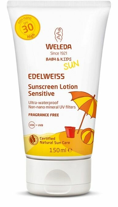 WELEDA Натуральный солнцезащитный крем для младенцев и детей SPF 30