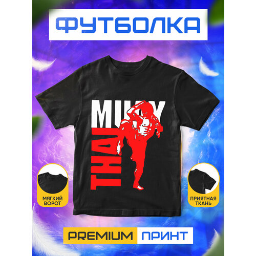 фото Футболка, размер l, черный без бренда