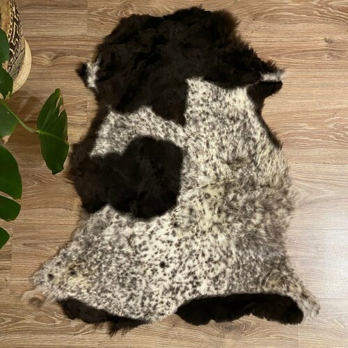 Шкура коврик меховой прикроватный овчина, мутон 90х60 см.