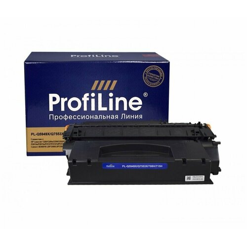 ABC Картридж ProfiLine 49X PL_Q5949X/Q7553X/715H (черный) для HP LJ 1320/1320tn/3390/3392/P2014/P2015/P2015dn/P2015n/P2015x/M2727/M2727nf/M2727nfs, Canon LBP3300/LBP3360/LBP3310/LBP3370 картридж hi black hb q5949x q7553x для hp lj p2015 1320 3390 3392 универсальный 7k