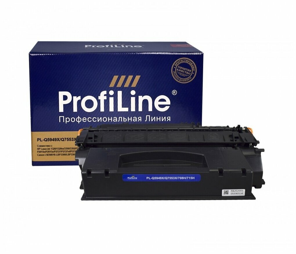 ABC Картридж ProfiLine 49X PL_Q5949X/Q7553X/715H (черный) для HP LJ 1320/1320tn/3390/3392/P2014/P2015/P2015dn/P2015n/P2015x/M2727/M2727nf/M2727nfs, Canon LBP3300/LBP3360/LBP3310/LBP3370