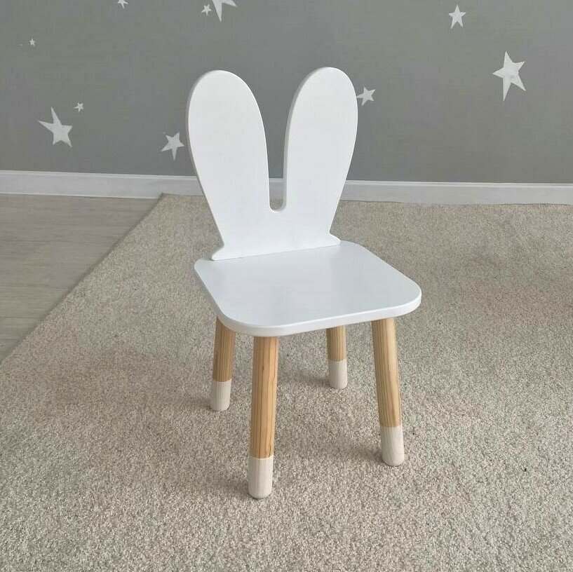фото Детский стул DIMDOMkids "Зайка", розовый