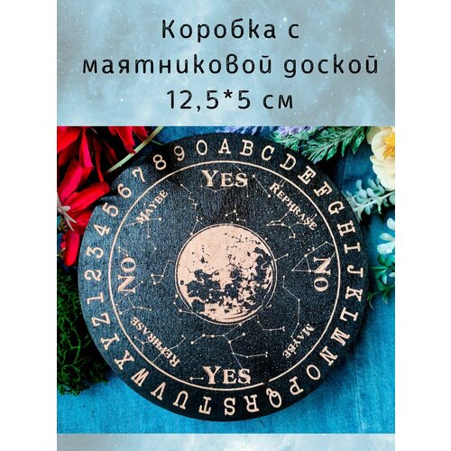 Коробка для хранения маятников и кристаллов с кошкой