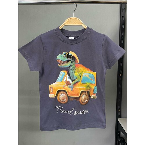 фото Футболка bonito kids, размер 86, серый