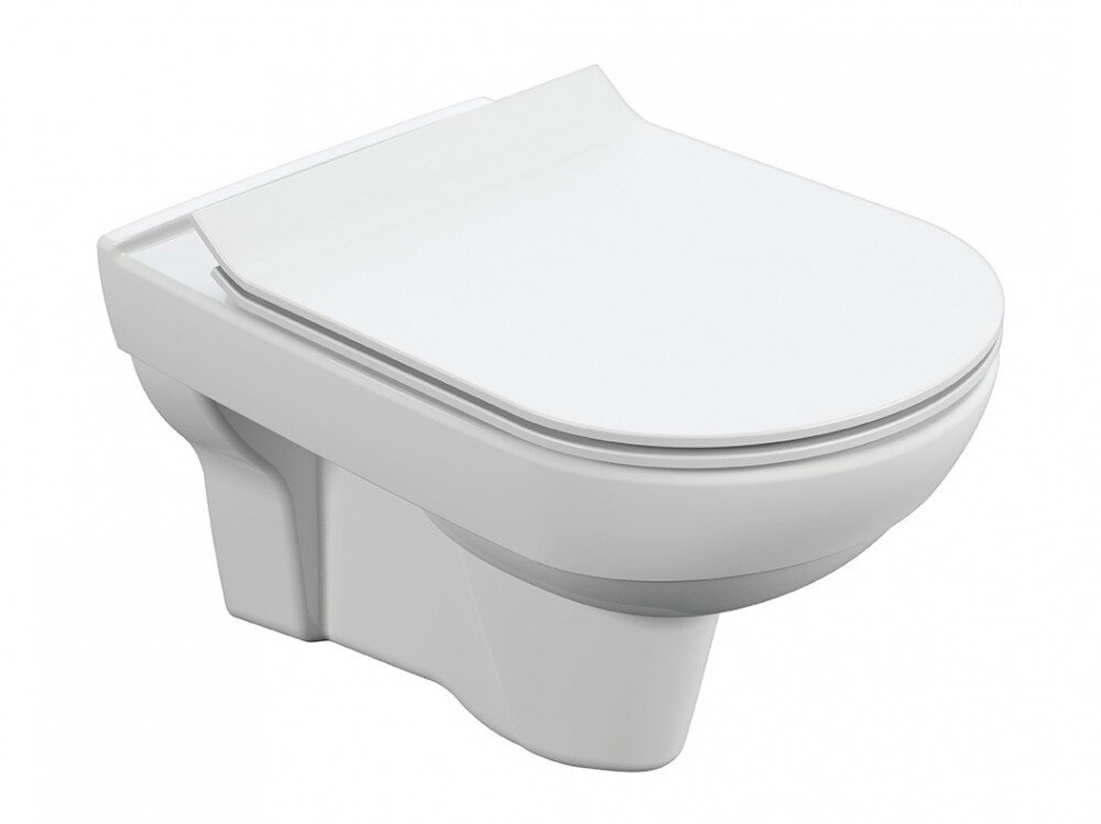 фото Подвесной унитаз Cersanit CITY Clean On DPL EO slim S-MZ-CITY-COn-S-DL-w