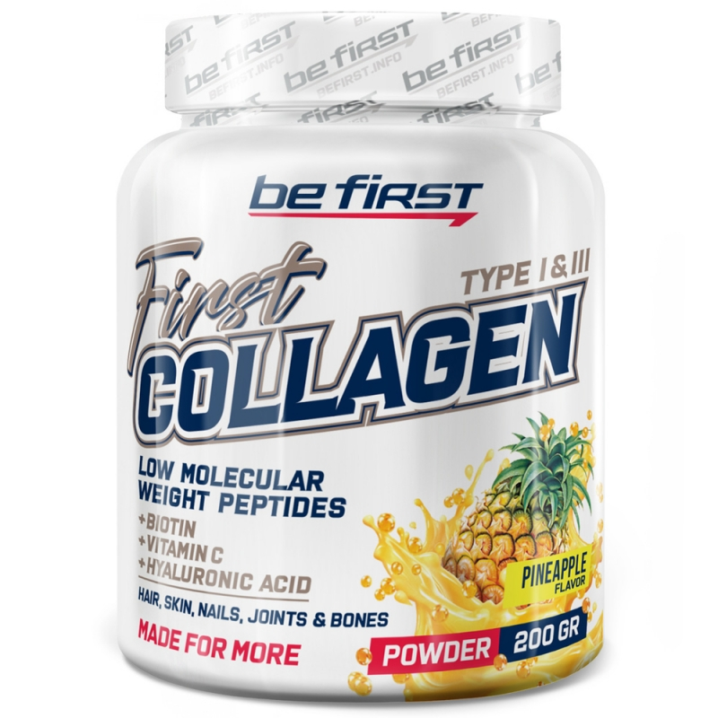 First Collagen+biotin+hyaluronic acid+vitamin C (200 гр) (ананас)