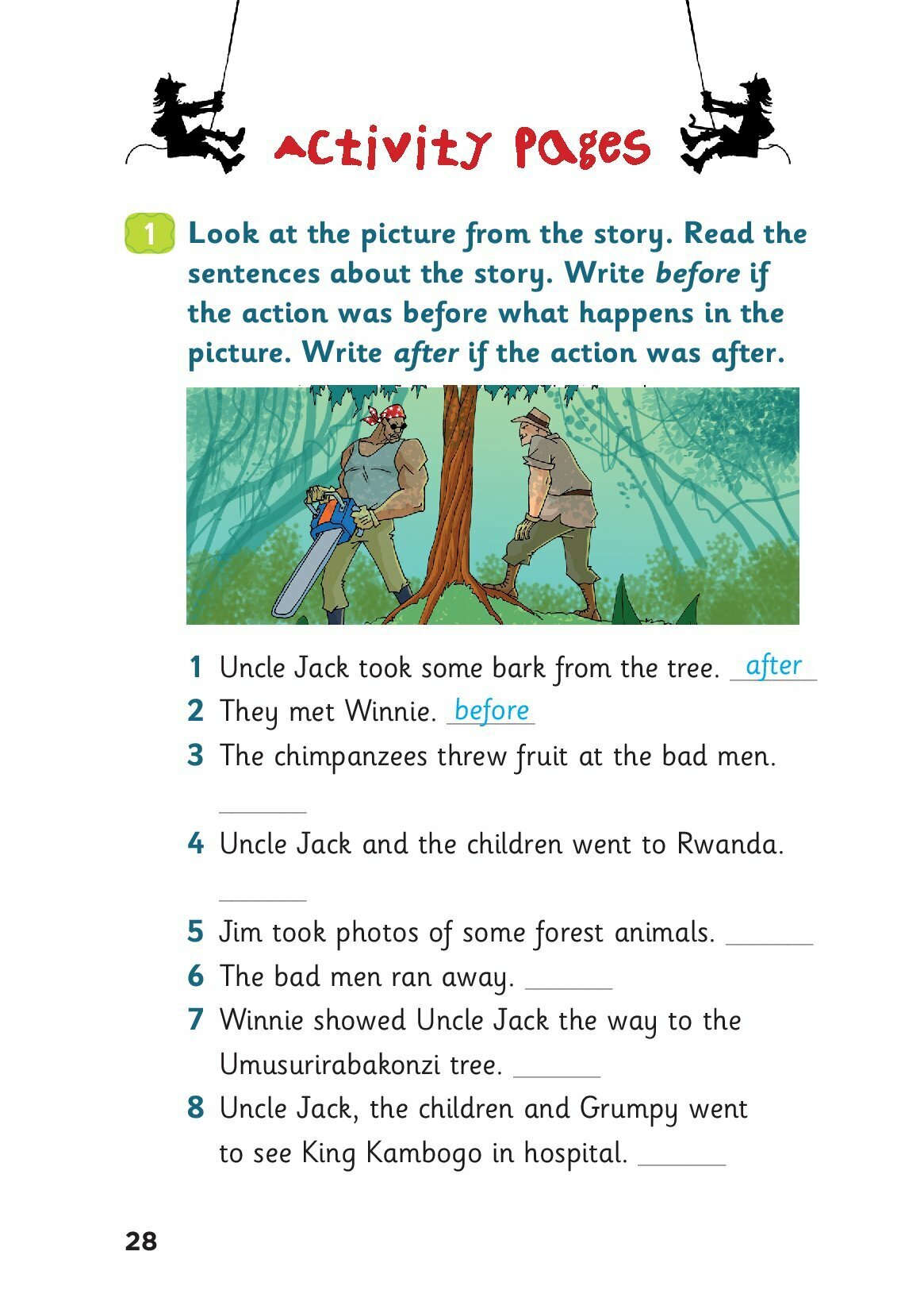 Книга Young ELI Readers Stage 3: Uncle Jack And The Bakonzi Tree + CD (Beginner 300 he… - фото №7