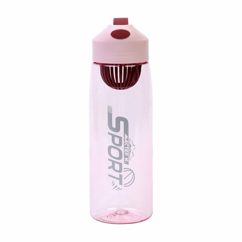 Мастер К Бутылка для воды SPORT, 550 мл, розовая мастер к бутылка для воды sport 600 мл розовая