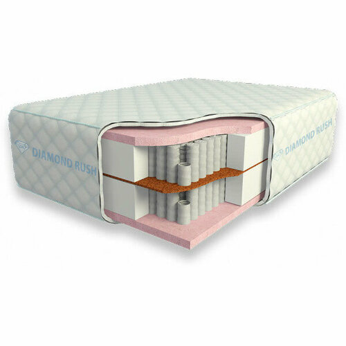 Матрас Diamond Rush Full Visco Light 40sm+, Размер 180х185 см