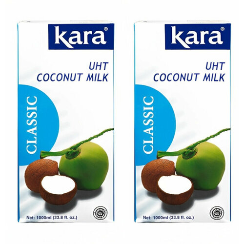 Kara Кокосовое молоко, 1 л, 2 шт