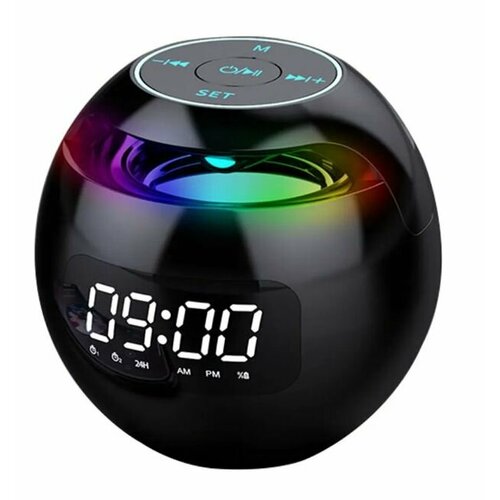 Портативный беспроводной Bluetooth-динамик в форме шара Будильник 690000₽