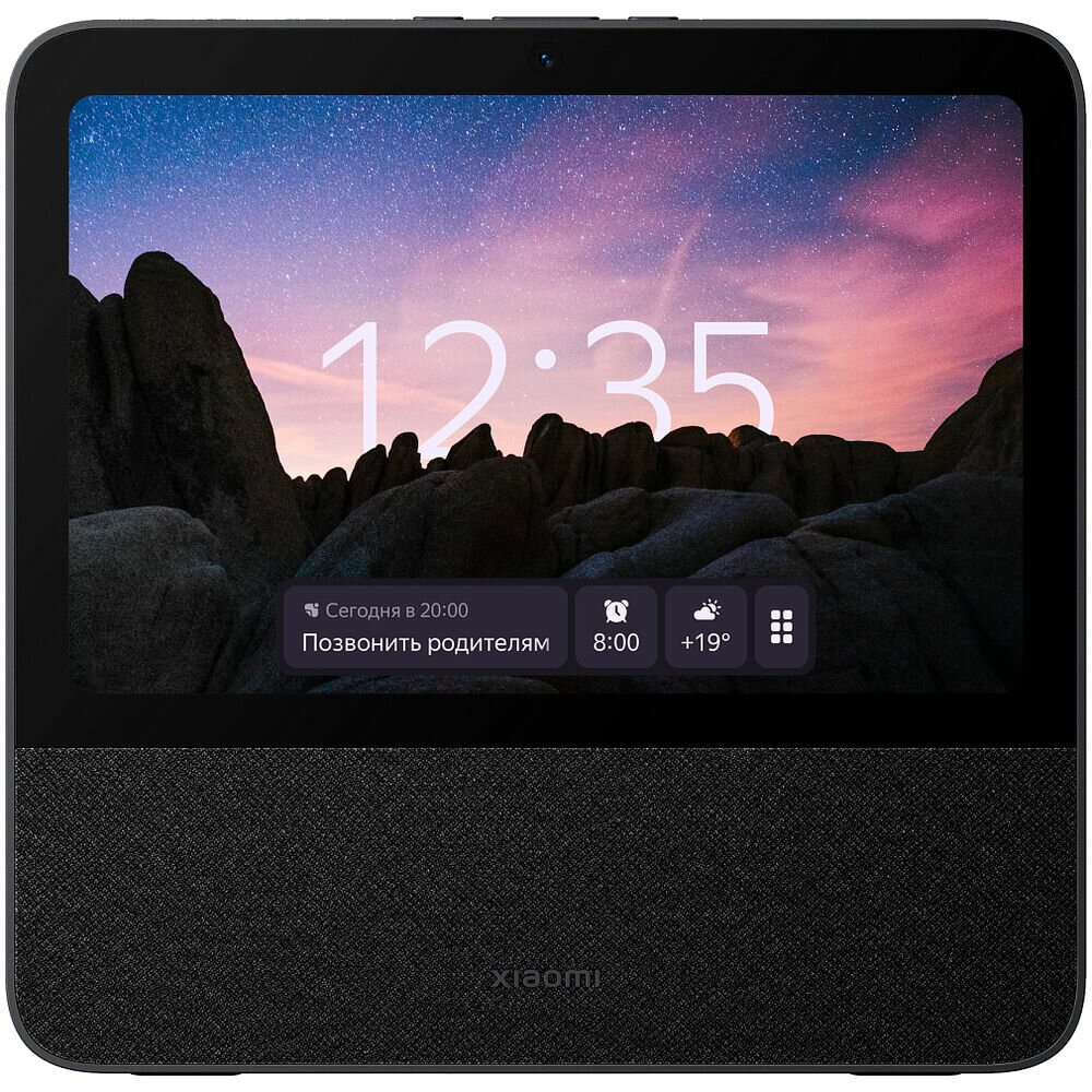 Умная колонка Xiaomi Smart Display 10R с интегрированным дисплеем и голосовым помощником Алиса Black