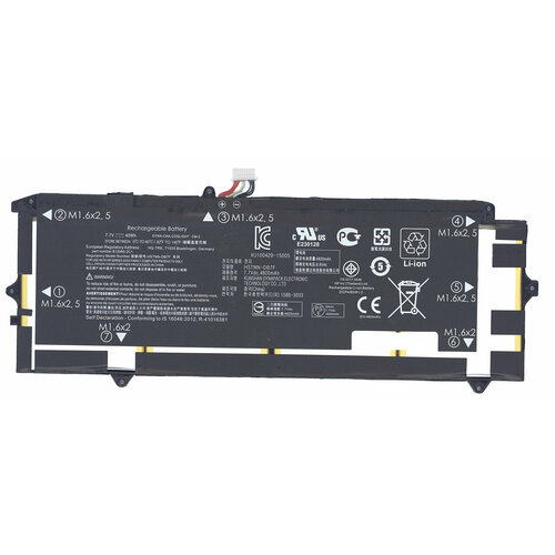 аккумулятор для hp elite x2 1012 g1 mg04xl 7 6v 5000mah Аккумуляторная батарея MG04XL для HP Elite x2 1012 G1