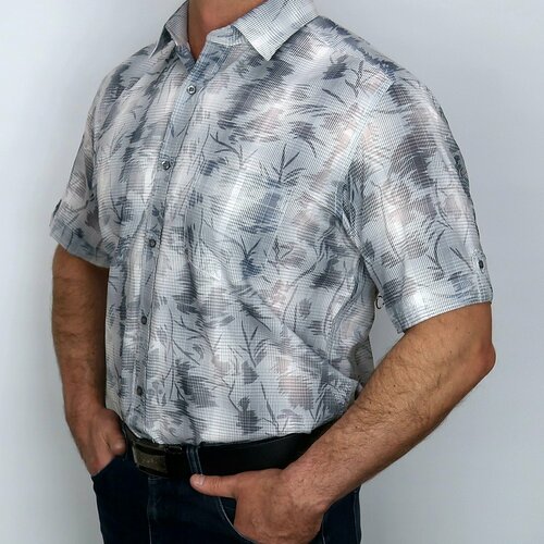 фото Рубашка brostem, размер l, серый