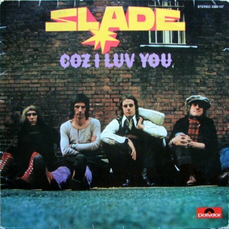 Старый винил, Polydor, SLADE - Coz I Luv You (LP , Used)