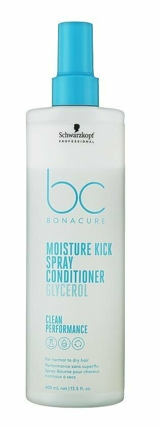 Schwarzkopf Professional Moisture Kick Spray Conditioner - Спрей-кондиционер увлажняющий 400 мл