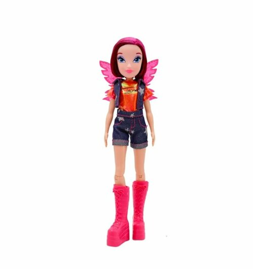 Шарнирная кукла Winx Club Текна, в шортах, с крыльями, 24 см IW01322206