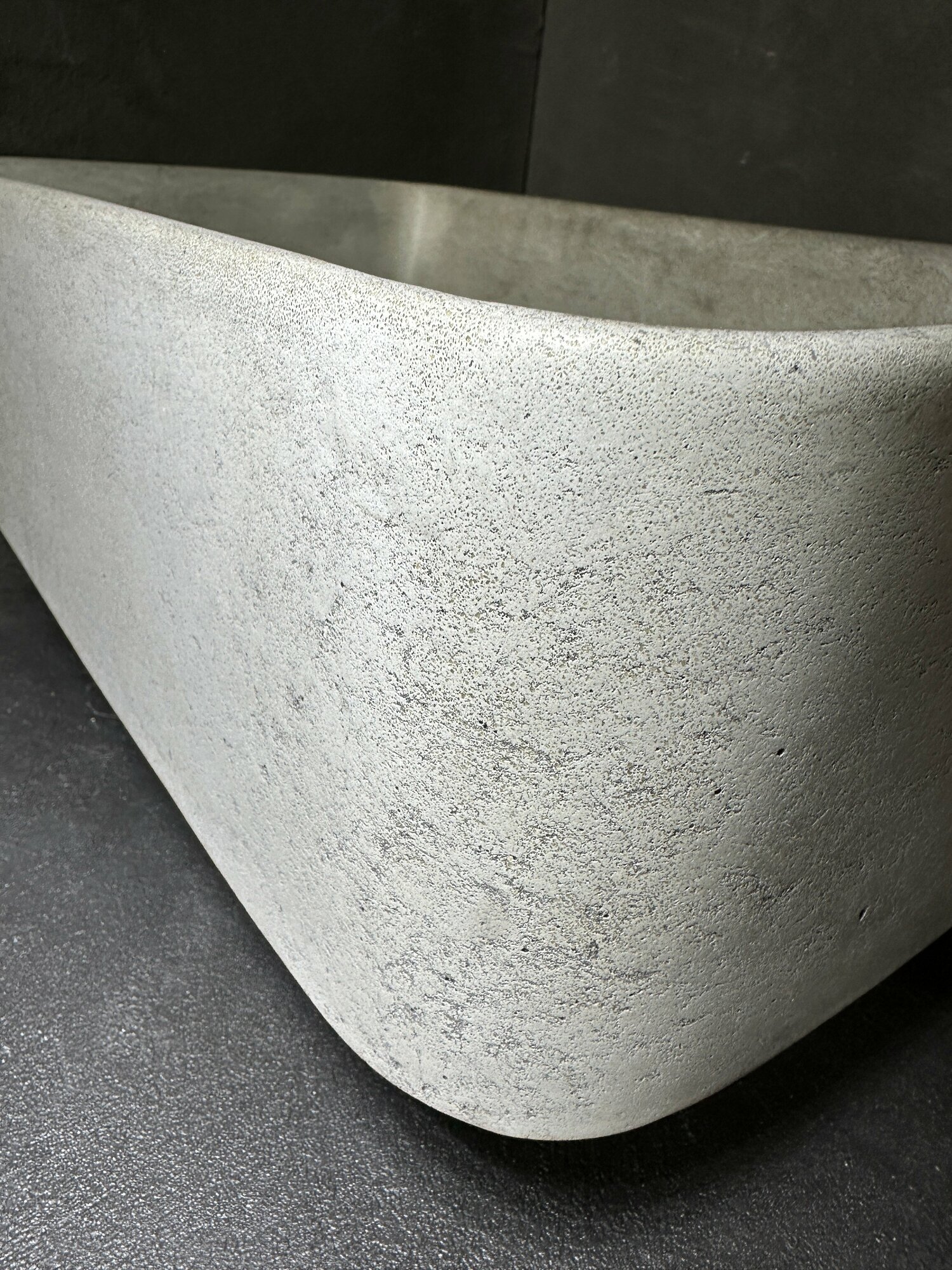 Раковина накладная из бетона Dauri DS-2 светло-серая - фотография № 4