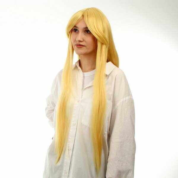 Карнавальный парик "Аниме" цвет блонд, длинный