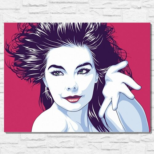 Картина по номерам на холсте музыка Бьорк (Bjork, электронная музыка) - 13744 Г 80x60