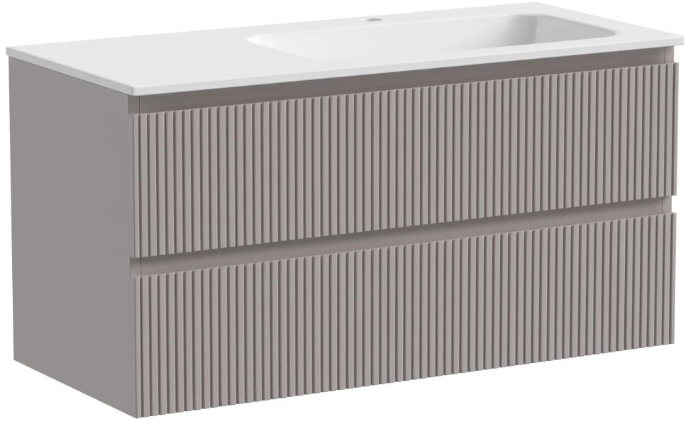 Тумба серый матовый 99,5 см Sancos Snob T SNT100RSM