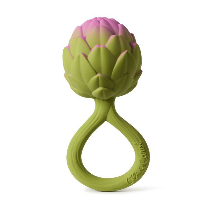 Artichoke rattle toy