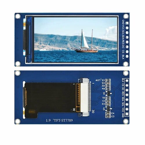 spi tft lcd дисплей 2 8 240x320 1,9 дюймовый IPS TFT дисплей ЖК-экран цветной модуль 170x320 ST7789