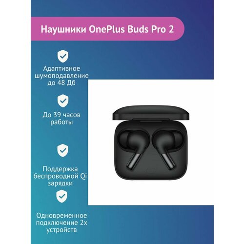 Наушники OnePlus Buds Pro 2 черный 14890₽