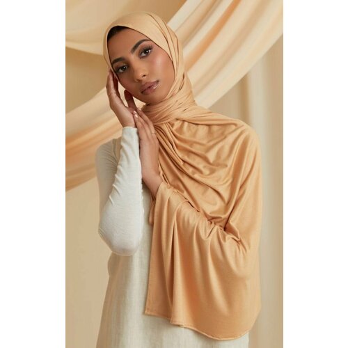 фото Шарф , универсальный, бежевый wampoidet