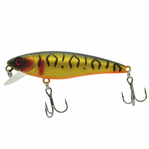 Воблер для рыбалки Mottomo Bang Minnow 65SP 6,3g Gold Tiger минноу суспендер для спиннинга, твичинга. Приманка на щуку