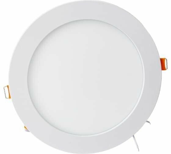 Светодиодный LED светильник даунлайт круглый Ecola 15W 220V 4200K 195x20 DRRV15ELC