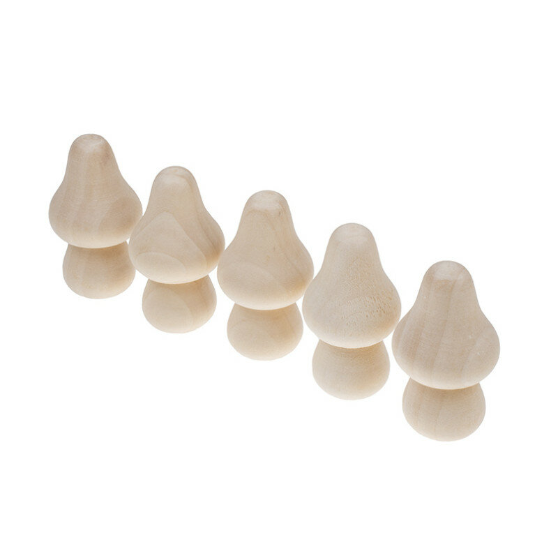 фото Фигурки деревянные Белоснежка "Гриб 3х6 см", 3 шт.