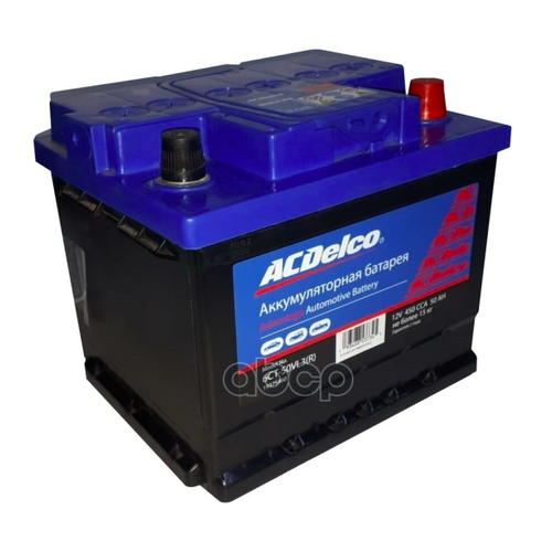 Акб Gm Silver 6Ст-50-З-R 450A (Обратная) 207-175-175 ACDelco арт. 19375460