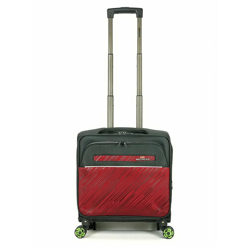 фото Чемодан mironpan, серый, красный