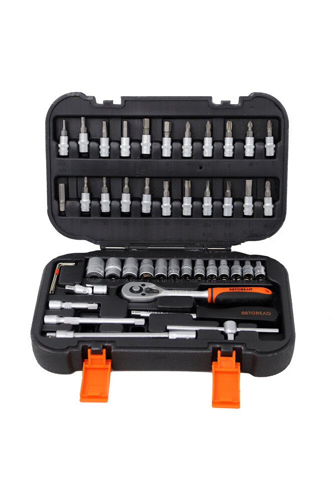 Набор инструментов 46 предметов 1/4 DR (АвтоDело)