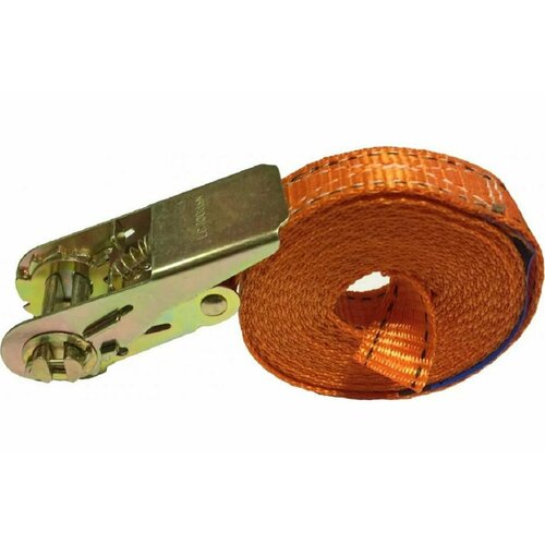 Стяжной кольцевой ремень 0.5т-0.9т, длинна 4м, ширина 25мм. Для крепления груза, с фиксатором, без крючков