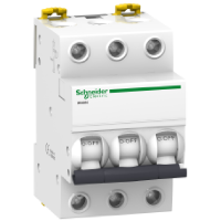 Автоматический выключатель Schneider Electric Acti9 iK60N 3 полюса 63A 6kA тип C ширина 3 DIN-модуля