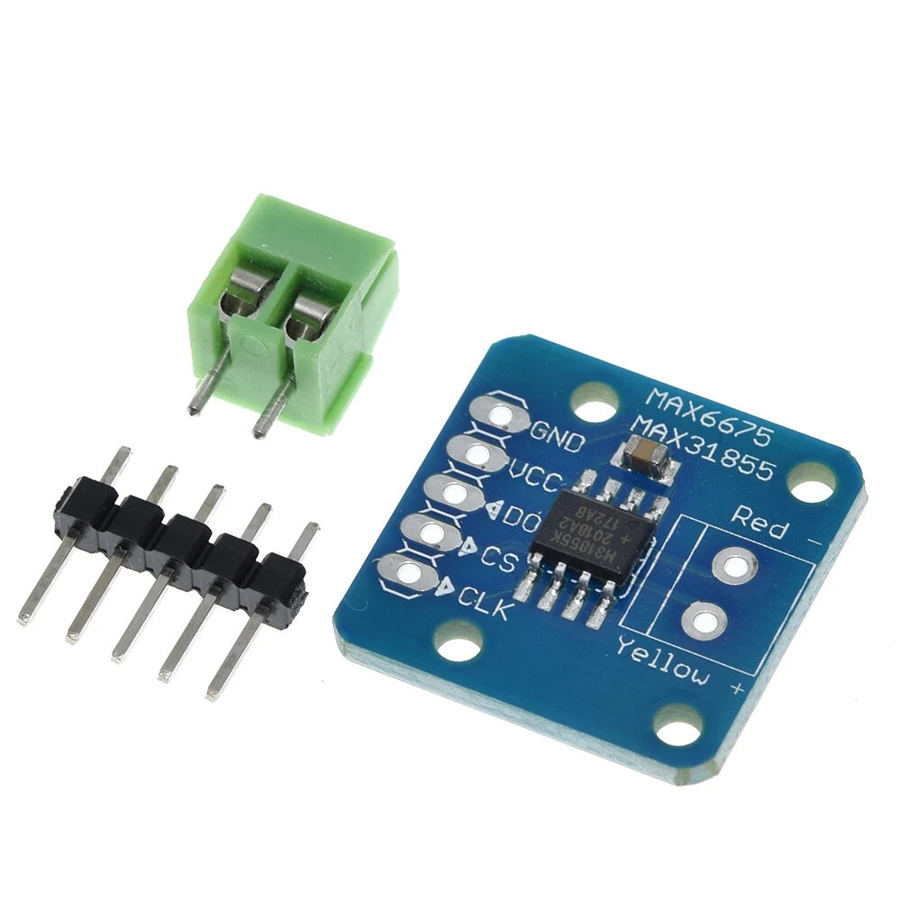 фото Модуль цифрового измерения температуры (Temperature Digitizer) для термопары К-типа (K-type), SPI, MAX31855, 1 шт.