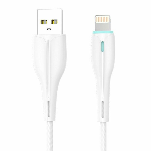 Кабель USB - Apple lightning, SKYDOLPHIN S48L, белый, 1 шт. кабель usb apple lightning skydolphin s03l белый 1 шт