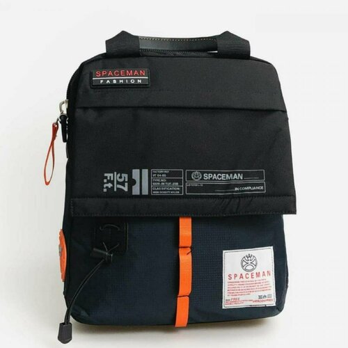 Сумка планшет SPACEMAN, черный, синий