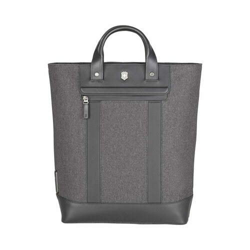 Сумка-рюкзак VICTORINOX Architecture Urban2 2way Carry Tote 15', серая, полиэстер/кожа,40x15x40см,20л