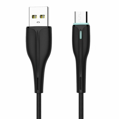 Кабель USB - micro USB, SKYDOLPHIN S48V, черный, 1 шт.