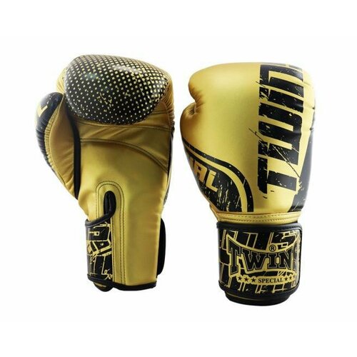 Боксерские перчатки Twins Special Range Gold, 10 oz, золото боксерские перчатки twins special fbgv 6g boxing gloves black 10 унций