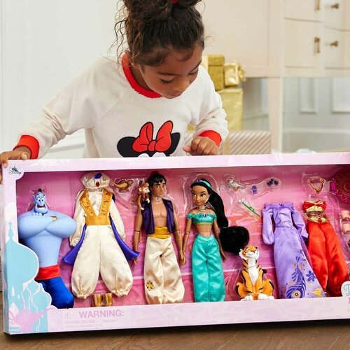 Подарочный набор классической куклы Disney Jasmine - Аладдин меркурьева е отв ред волшебный мир аладдина и жасмин раскраска